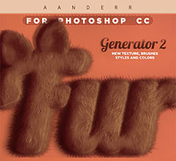 极品PS动作－皮毛创作(含PDF图文教程)：Fur Generator 2 Photoshop Action